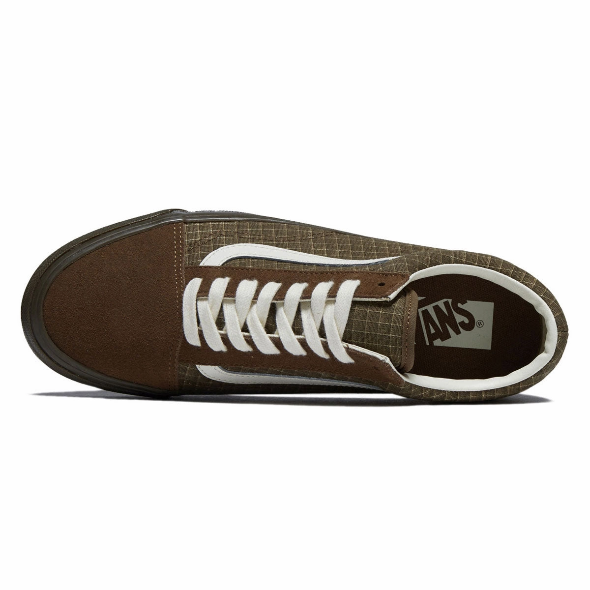 Running Warehouse Trail Shoes Vans Old Skool MTE Shoes - Washed Ripstop Sepia
