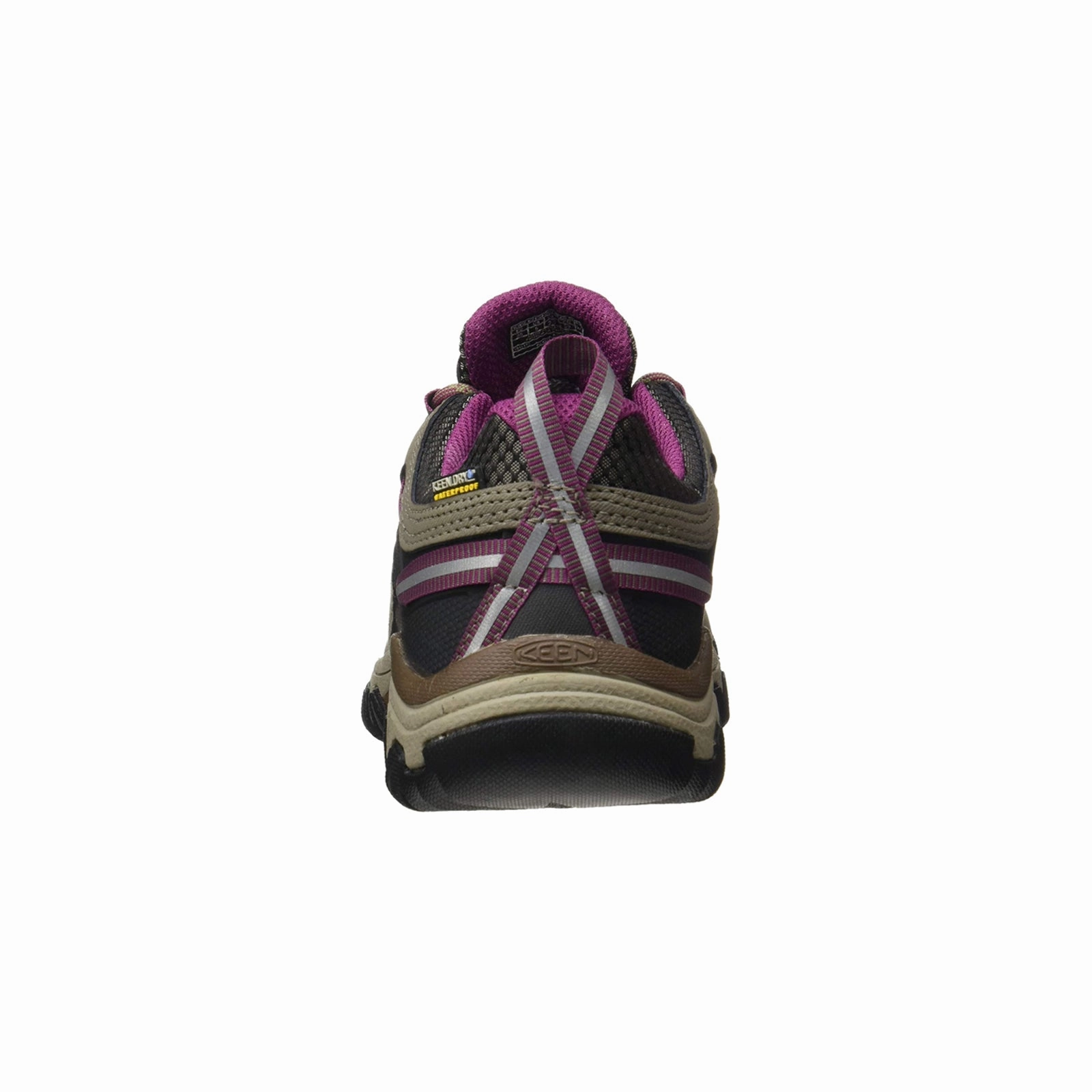 Hiking Shoes Brisbane Keen Targhee III Leather Textile Women's Lace Up Weiss Boysenberry Shoes