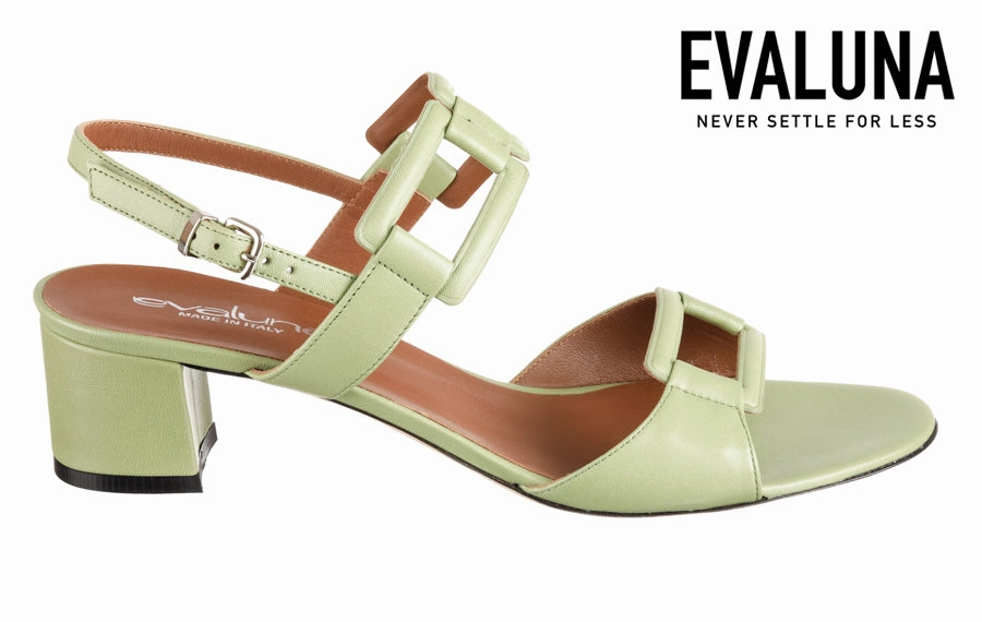 Eva Cube Green High Heels Smoking