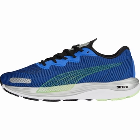 Godfather Puma Shoes Puma Velocity Nitro 2 Mens Running Shoes - Blue