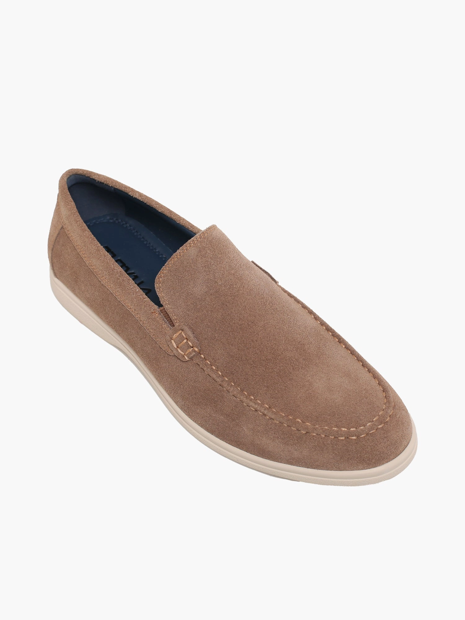 Viserys Tan Suede Flat Shoes Size 3