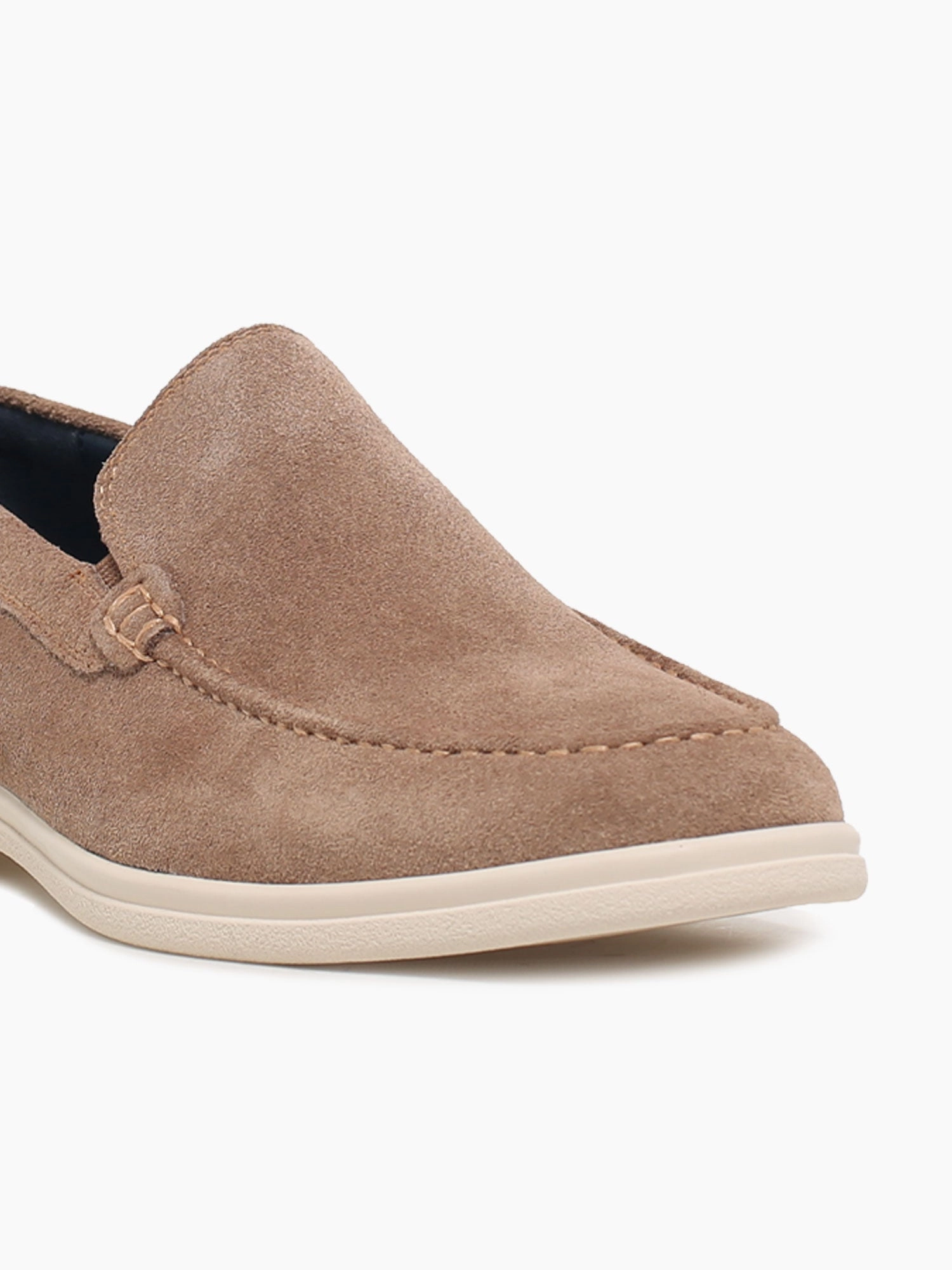 Viserys Tan Suede Heel Pain From