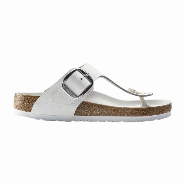 Depot Huntington Ny Birkenstock Women's Gizeh Big Buckle Leather White