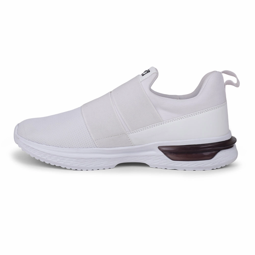 For Toddlers Walking Force 10 White Sports Non Lacing Walking Shoes For Men BLAKES-2E By Liberty