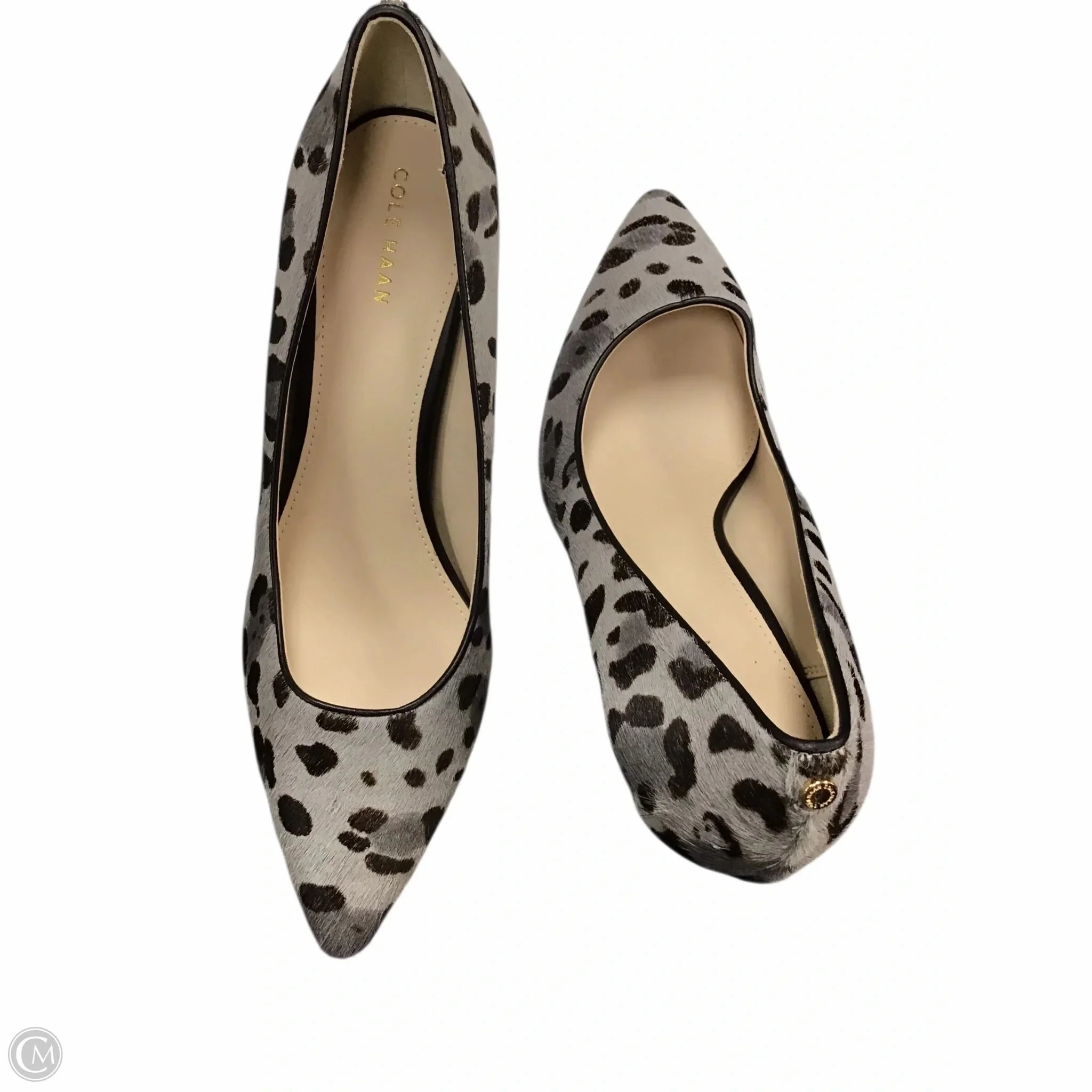 Shoes Heels Kitten By Cole-haan In Animal Print, Size: 8.5 Fur Boots