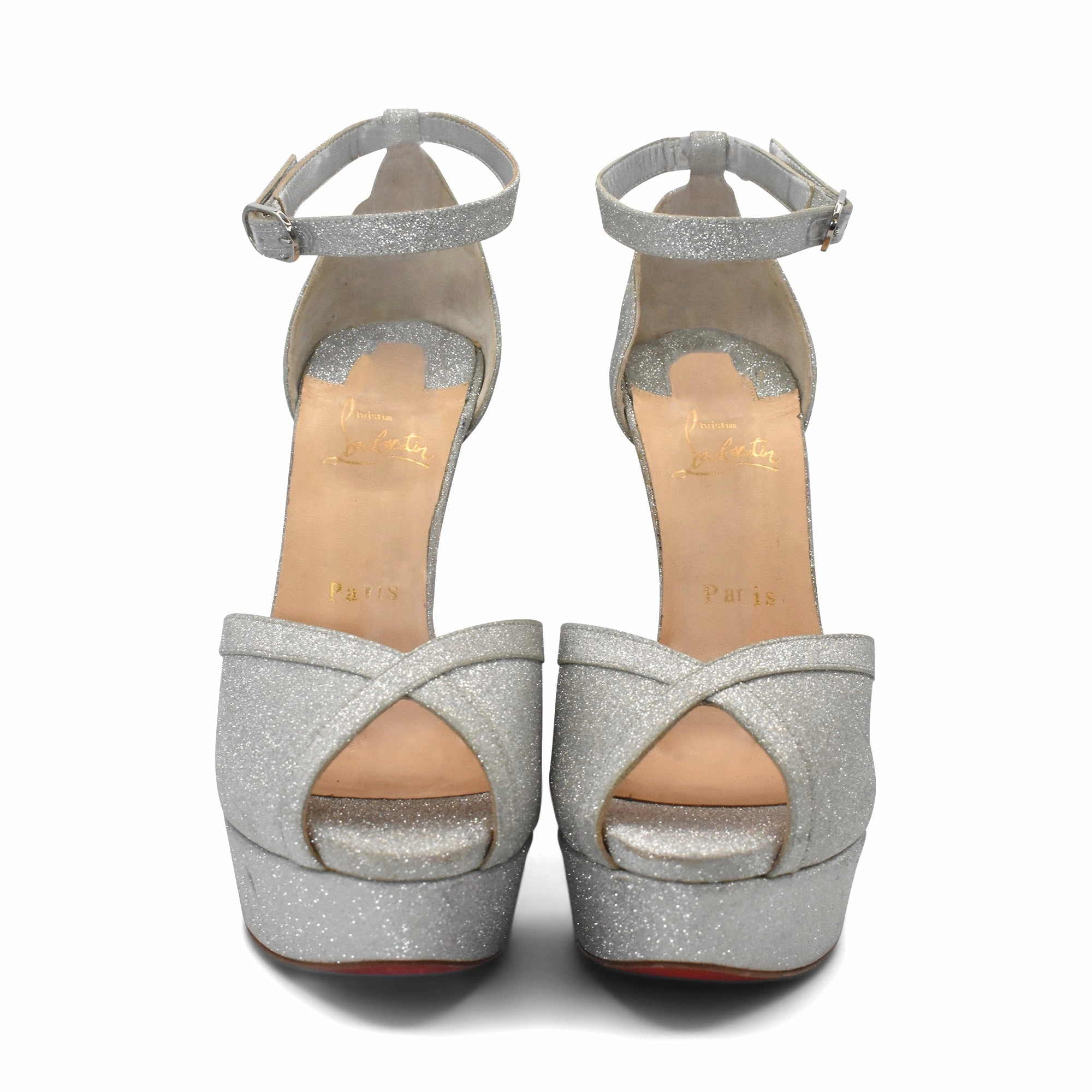 Christian Louboutin 'Cathy 150' Platforms - Women's 40 High Heels Club Photos