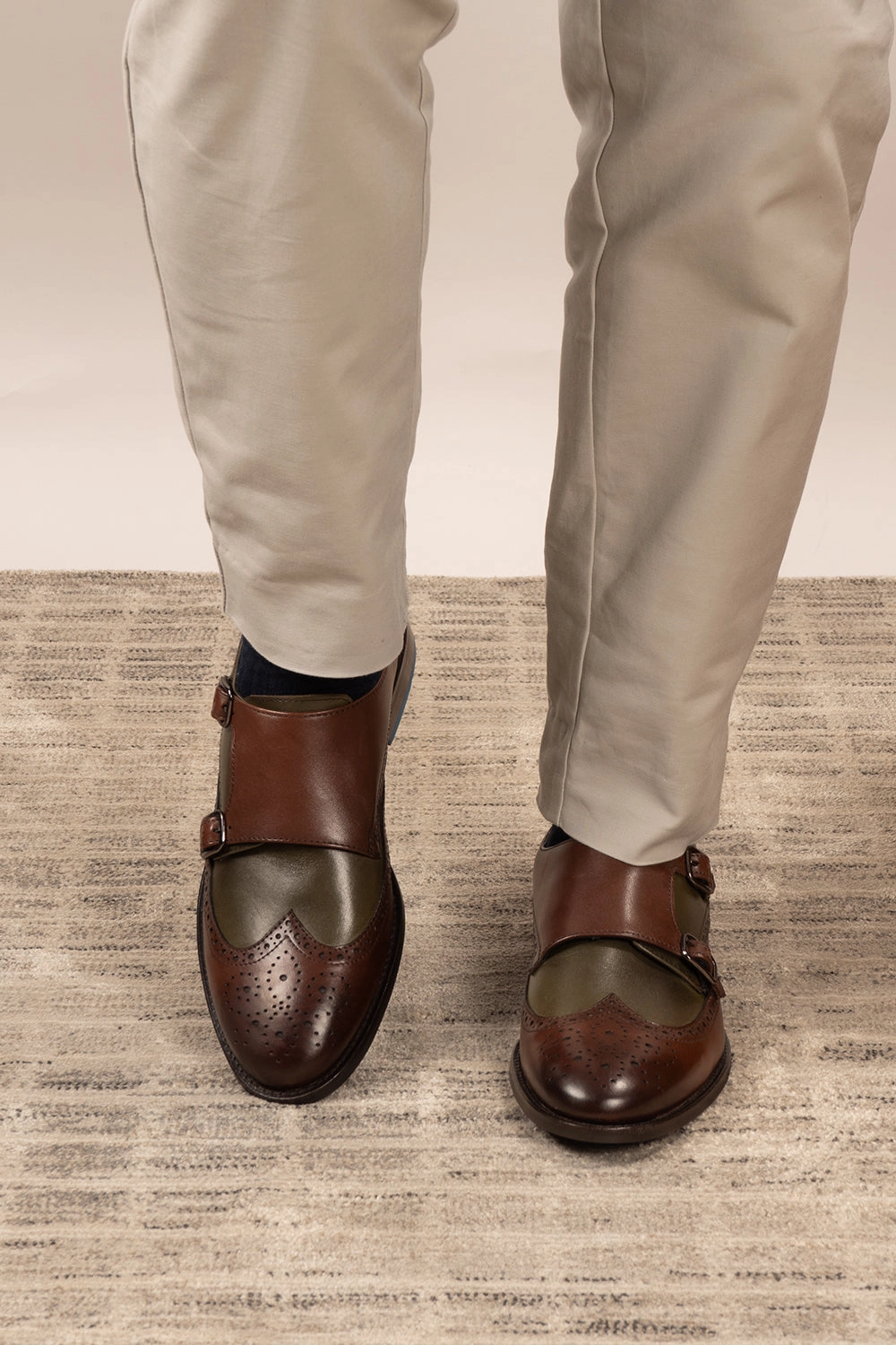 Business Casual Running Shoes Warren Brown Green