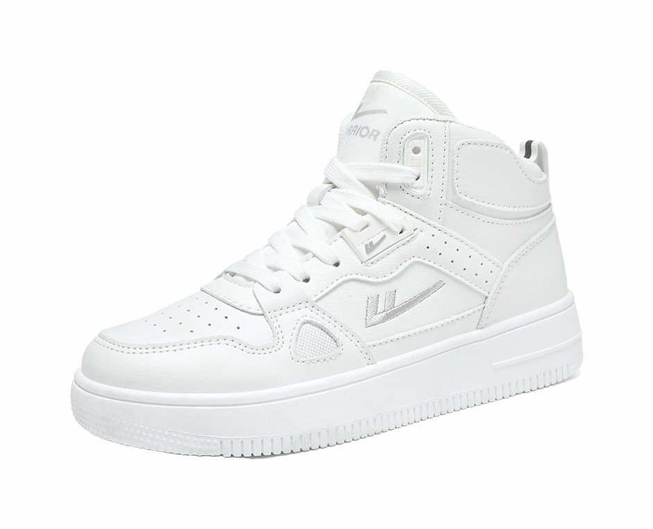 Warrior Abrasion Resistant Lightweight Breathable Height Increasing High top Skateboard Shoes Unisex Ca