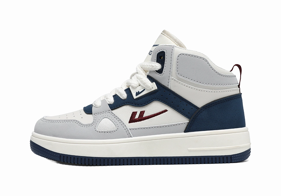 Warrior Abrasion Resistant Lightweight Breathable Height Increasing High top Skateboard Shoes Unisex Casual Desire Shoes