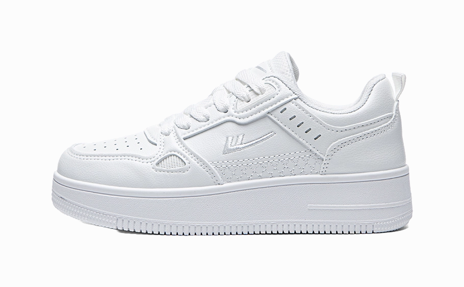 Party Wear Casual Shoes Warrior Air Force 1 Shiro Shoes, Students Selected Lightweight And Breathable Low top Skateboard Shoes Unisex White