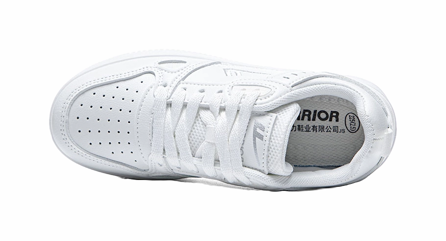 Belk Casual Shoes Warrior Air Force 1 Shiro Shoes, Students Selected Lightweight And Breathable Low top Skateboard Shoes Unisex White