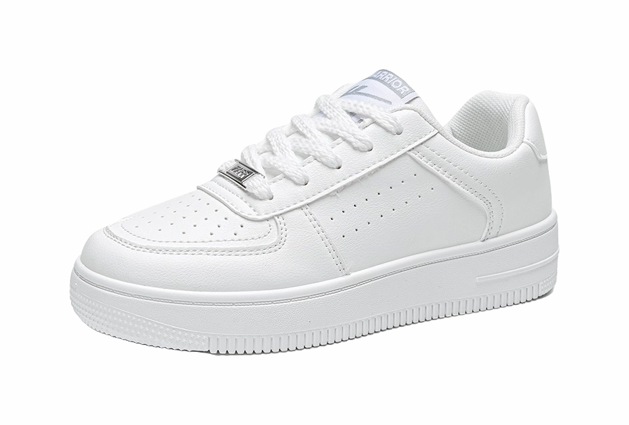 Warrior Slip Resistant, Abrasion Resistant, Breathable Low top Skateboard Shoes Unisex White Casual Slingback Shoes