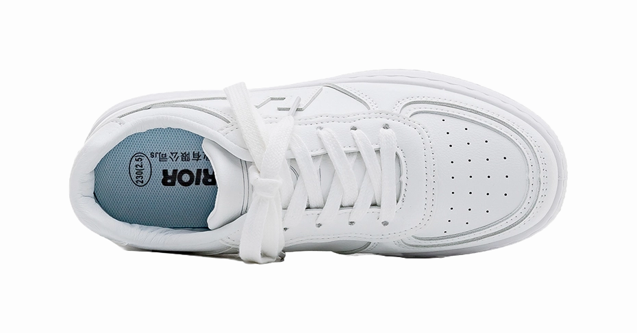 Best Business Casual Shoes For Comfort Warrior Slip Resistant, Abrasion Resistant, Lightweight Low top Skateboard Shoes Unisex White