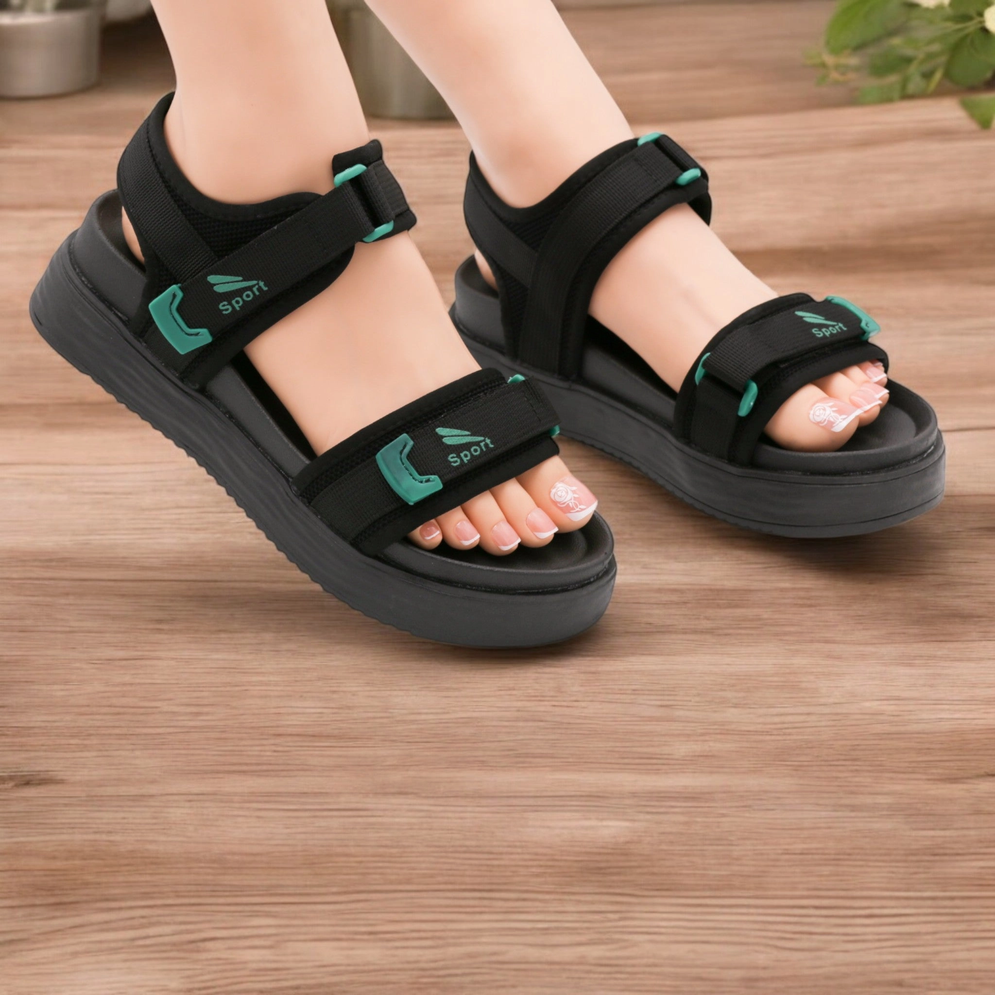 Leather Flat Sandals kt20111 sandal-R27-1