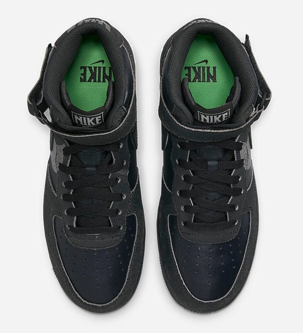 Red Cortez Nike Shoes Nike Air Force 1 Mid Off-Noir