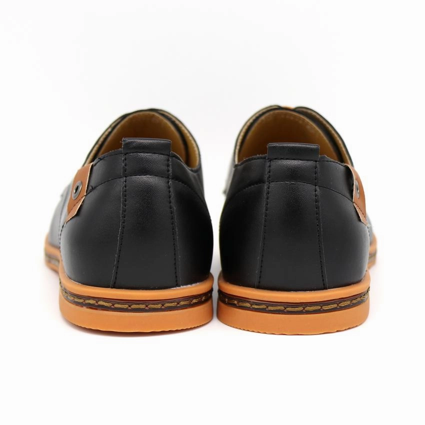 West Louis Business Man's England Flat Shoes Flat Tie Up Shoes