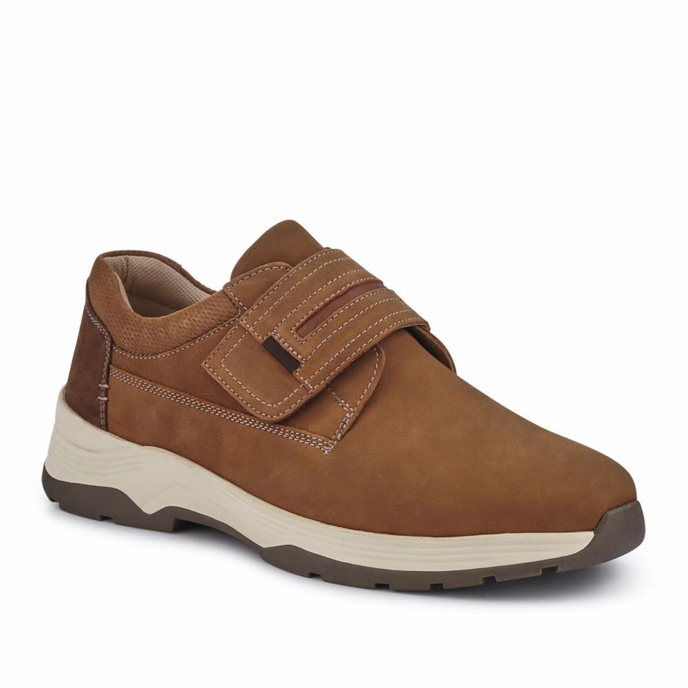 Boat Shoes Business Casual Wide-Fitting Casual Shoes - CALEB / 326 960 - Mocha