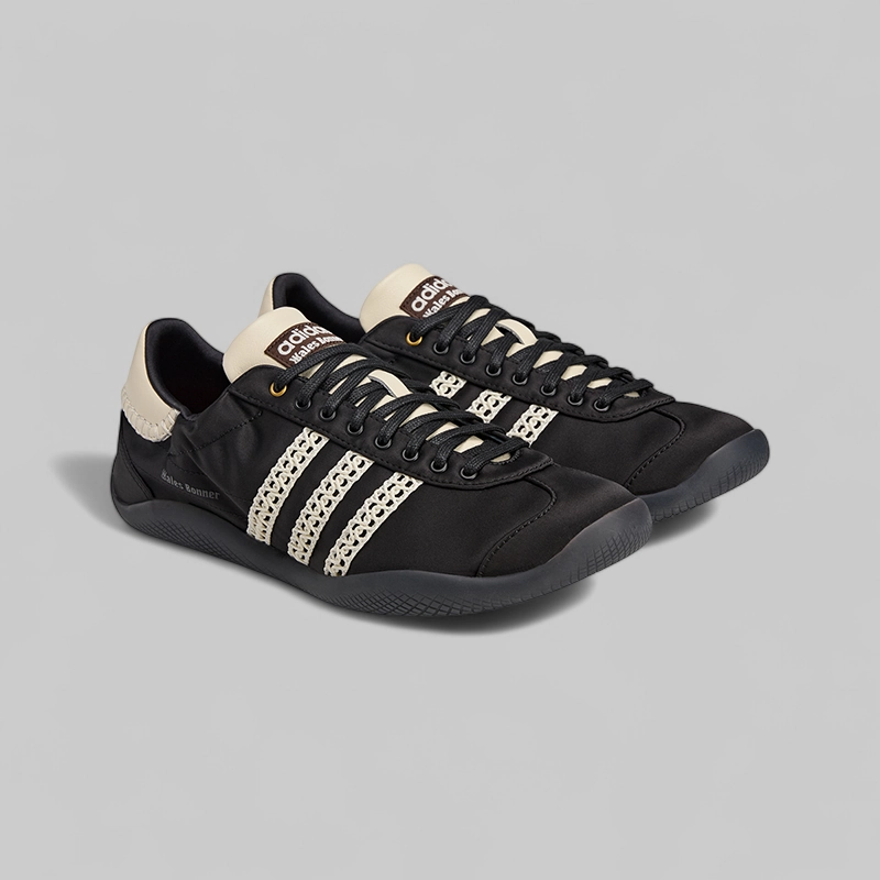 X Wales Bonner Karintha Low Satin - Black/Cream White Cool Adidas Shoes