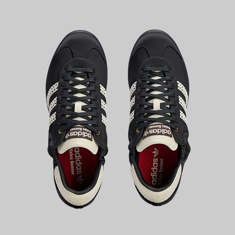 Adidas Hoops 3.0 Mid Basketball Shoe X Wales Bonner Karintha Low Satin - Black/Cream White