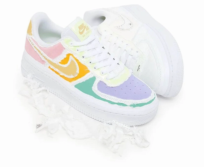 Nike Baseball Umpire Shoes Wmns Air Force 1 Low '07 Premium "Pastel Reveal (Myrtle Beach Location)