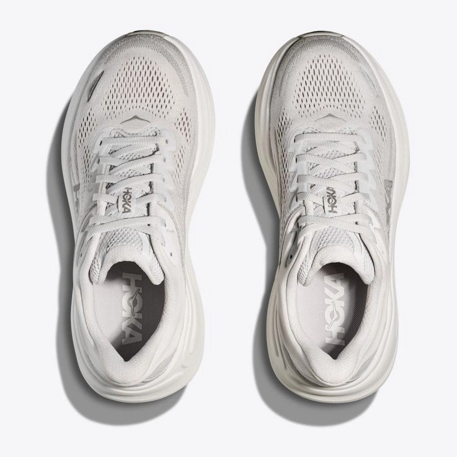 Blast And Mine Kevlar Combat Boots Women's - HOKA Bondi 9 - Stardust/Silver