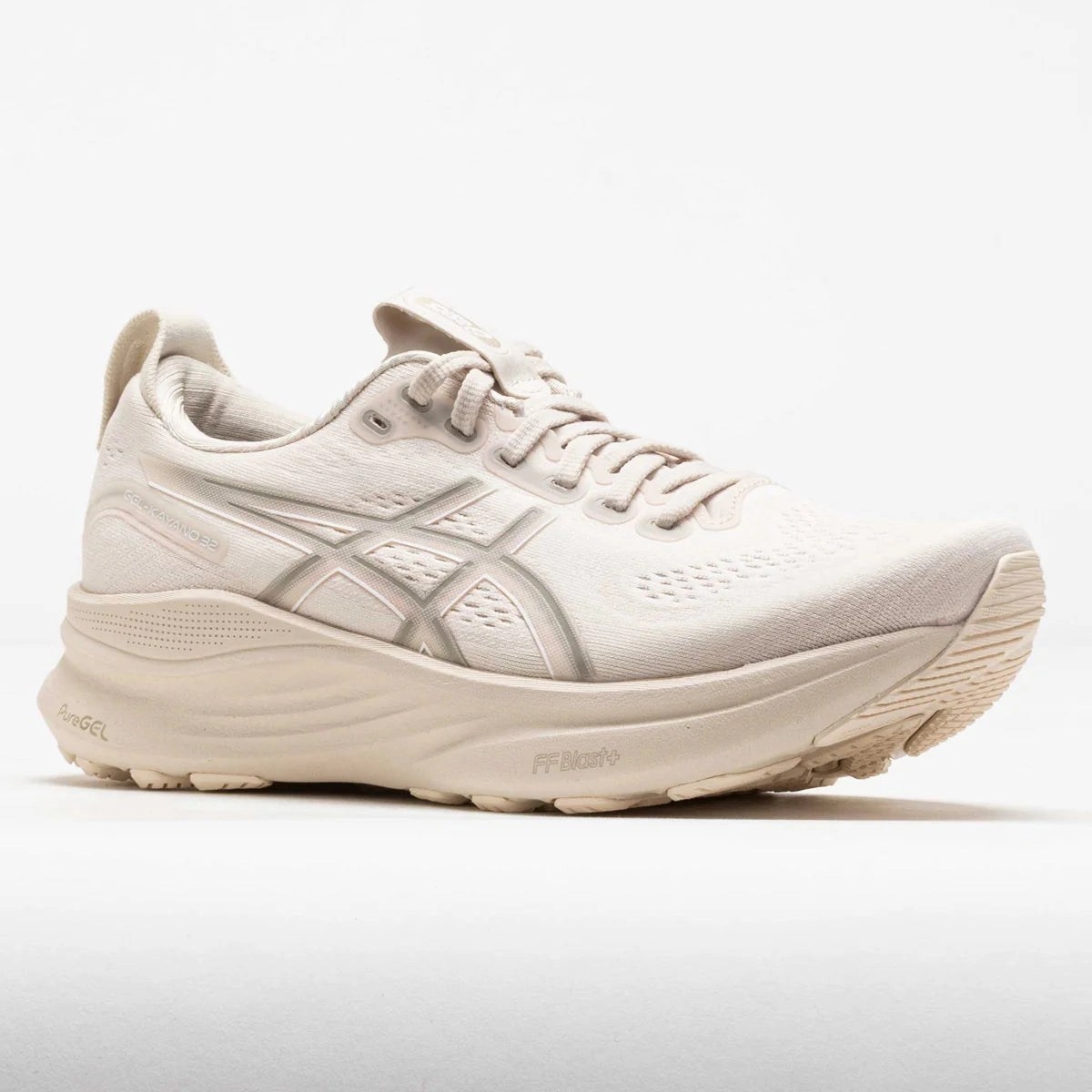 Women's Asics Gel-Kayano 32 - Oatmeal/Meteor Grey Asics Running Training Shoes