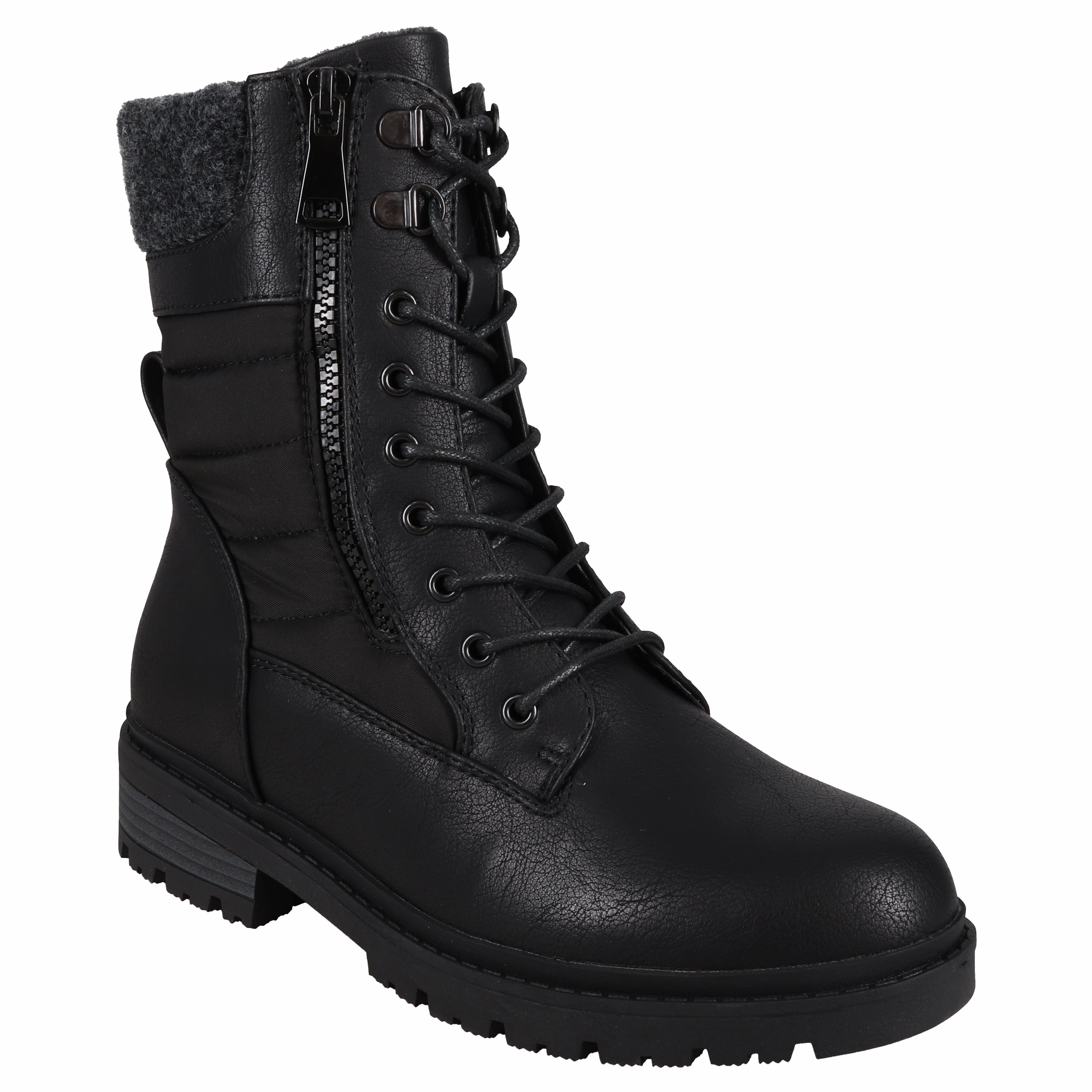 High Heel Combat Boots Women's Demi 01 WP