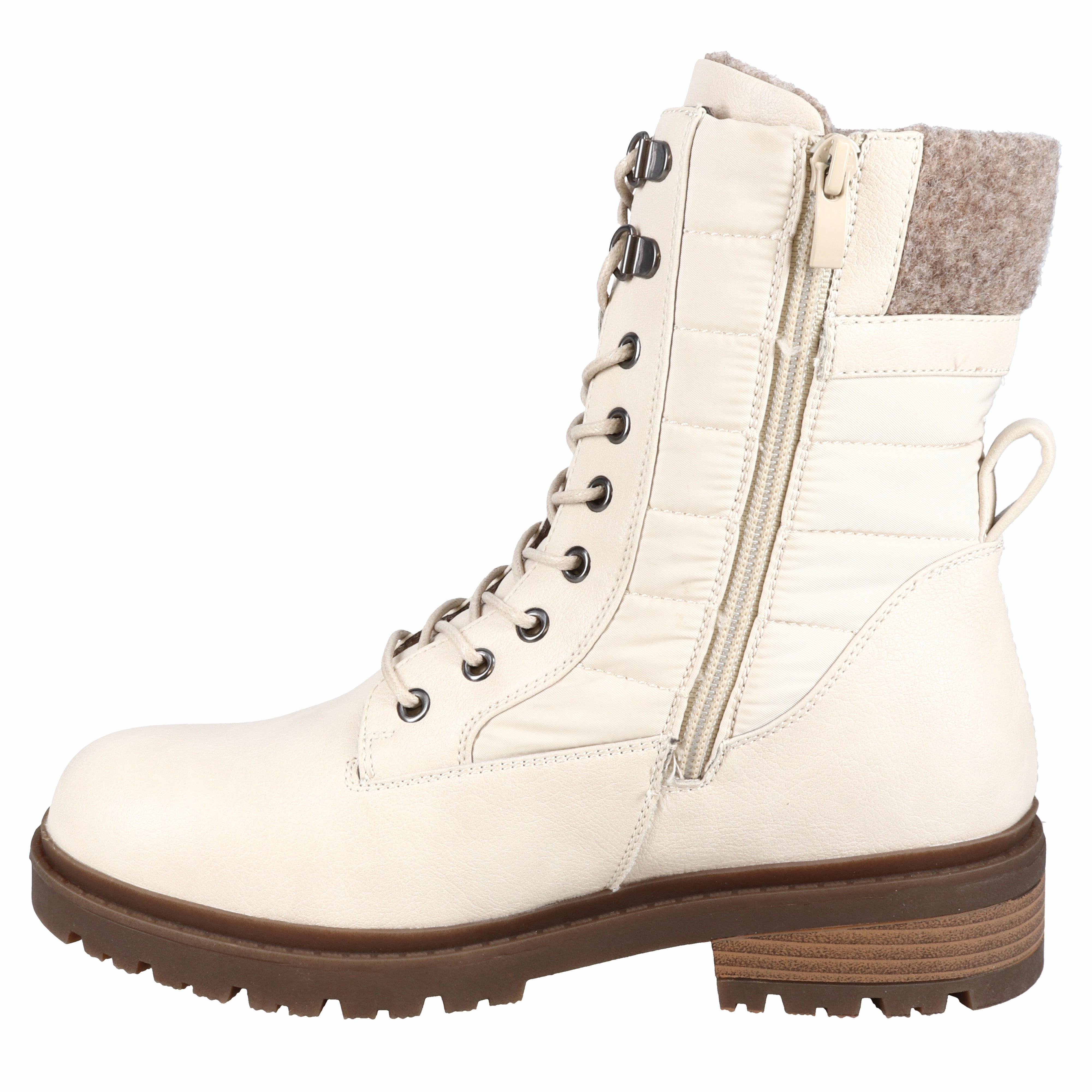 Women's Demi 01 WP Chunky Heel Platform Combat Boots