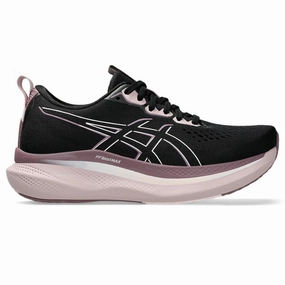 WOMEN'S GLIDERIDE MAX - B -  001 BLACK/PALE PINK Asics Gel-excite 10 Running Shoes