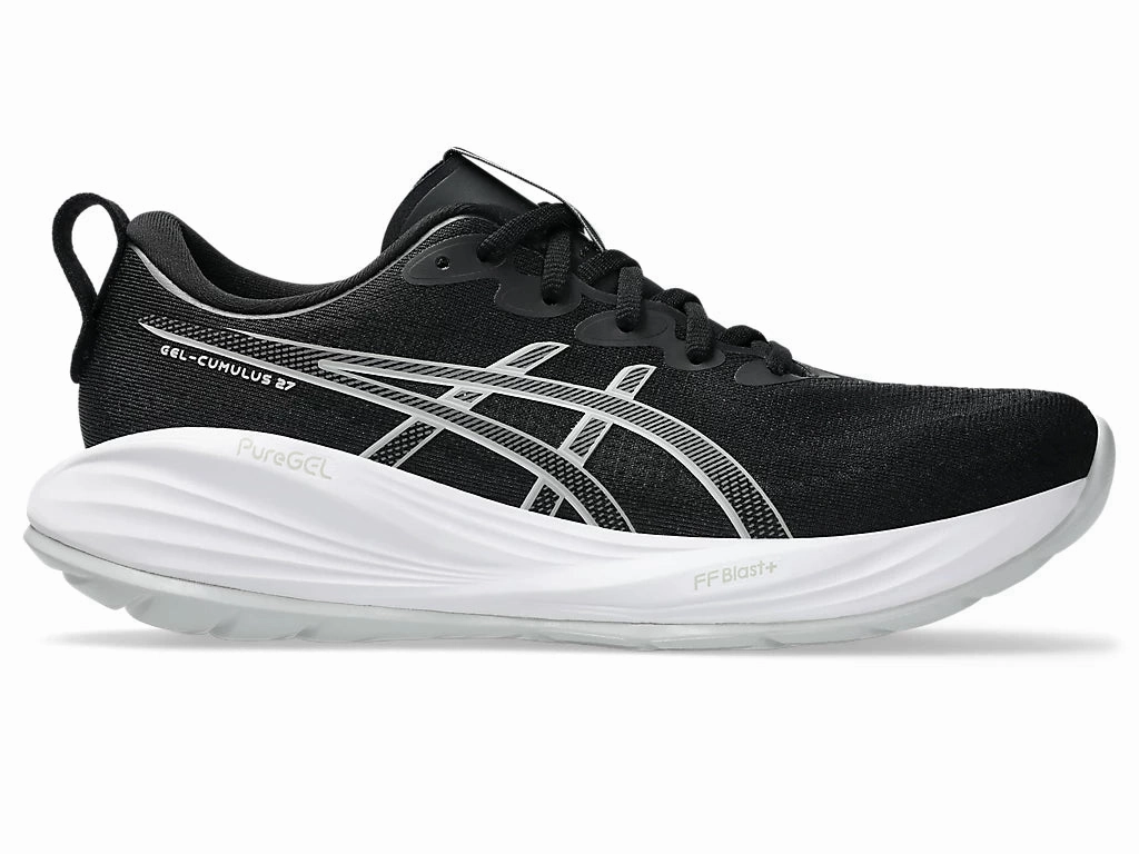 Asics Best Running Shoes For Flat Feet Womens Asics Gel-Cumulus 27 - Black/Concrete