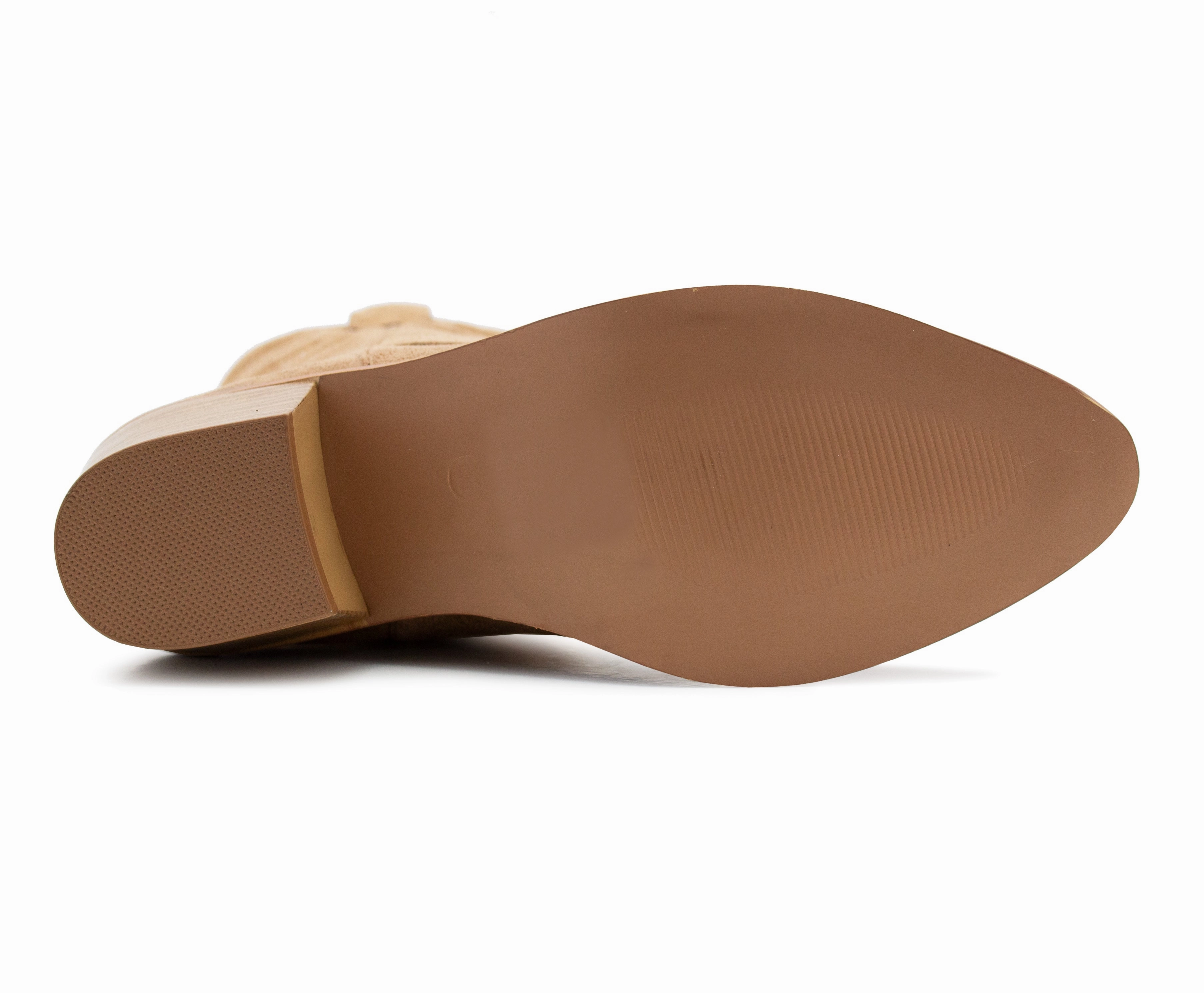 Rampage Combat Boots Womens Cowboy Boots Mid Calf Western Taupe Faux Suede Leather Embroidered Cowgirl Boot Pull On Block Heel Pointed Toe Boots