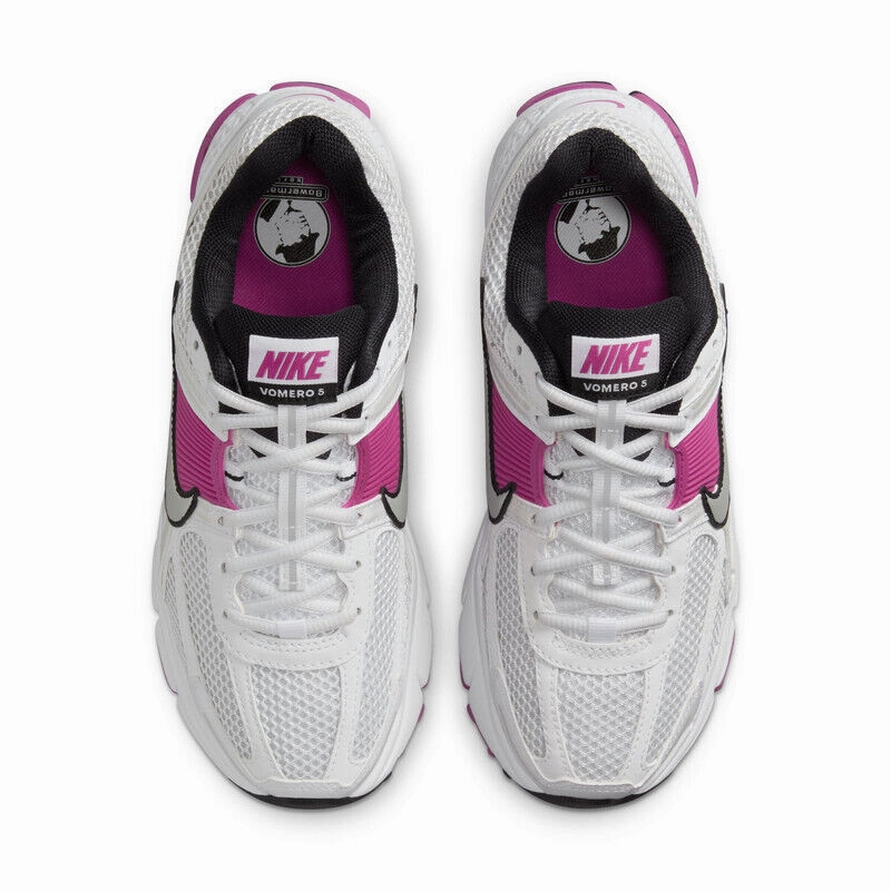 WOMENS NIKE ZOOM VOMERO 5-WHITE/MTLC PLATINUM-FJ2028-100 Air Max Nike Shoes