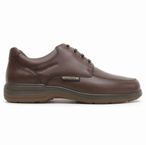 Best Walking Travel Shoes Mephisto Douk Chestnut Men's Casual Shoes