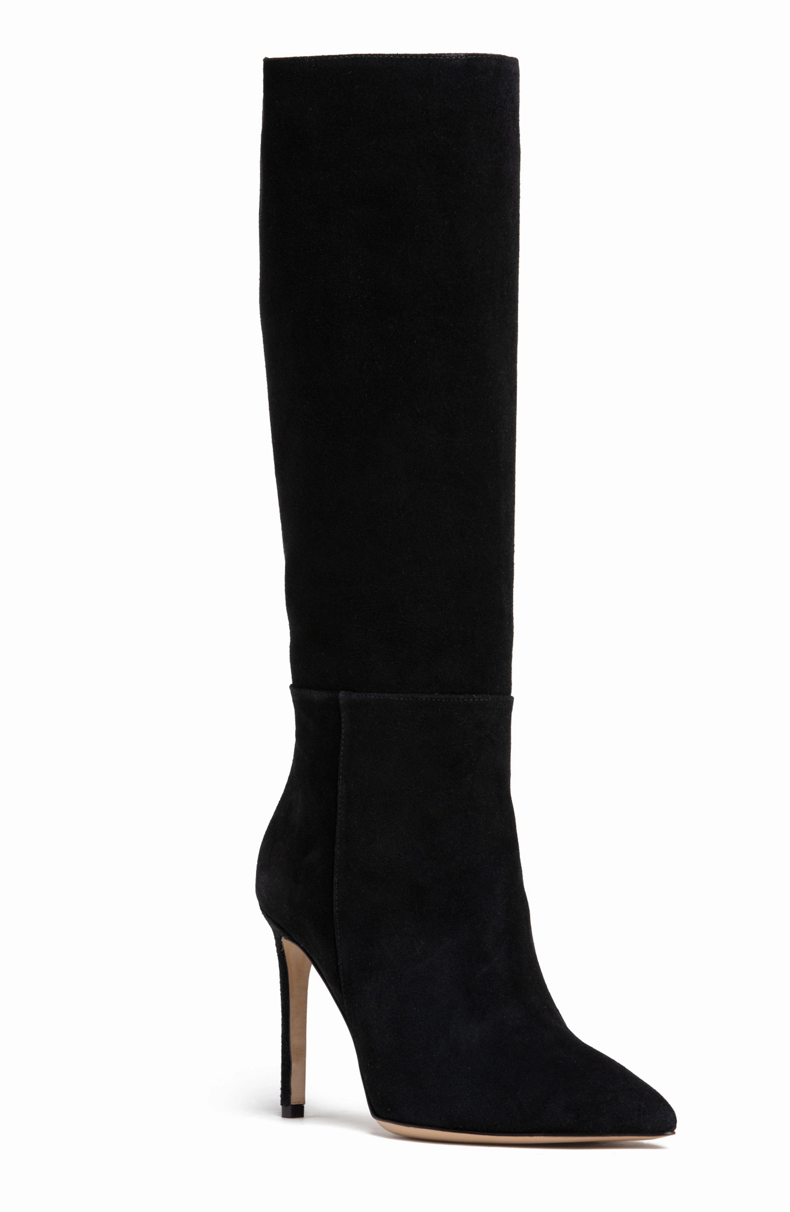 Knee High Boots For Very Skinny Legs Yara Womens Suede Knee High Stiletto Boot Leather Sole