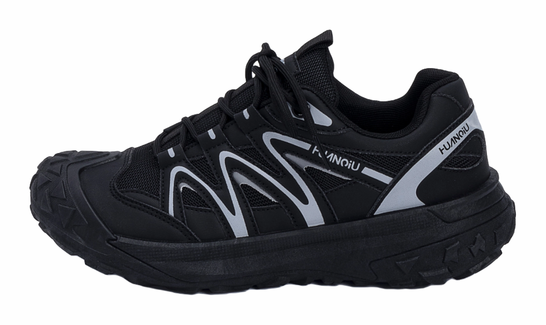 HUANQIU Abrasion Resistant, Breathable, Lightweight Low Top Chunky Sneakers Men's Summer Casual Slip On Shoes