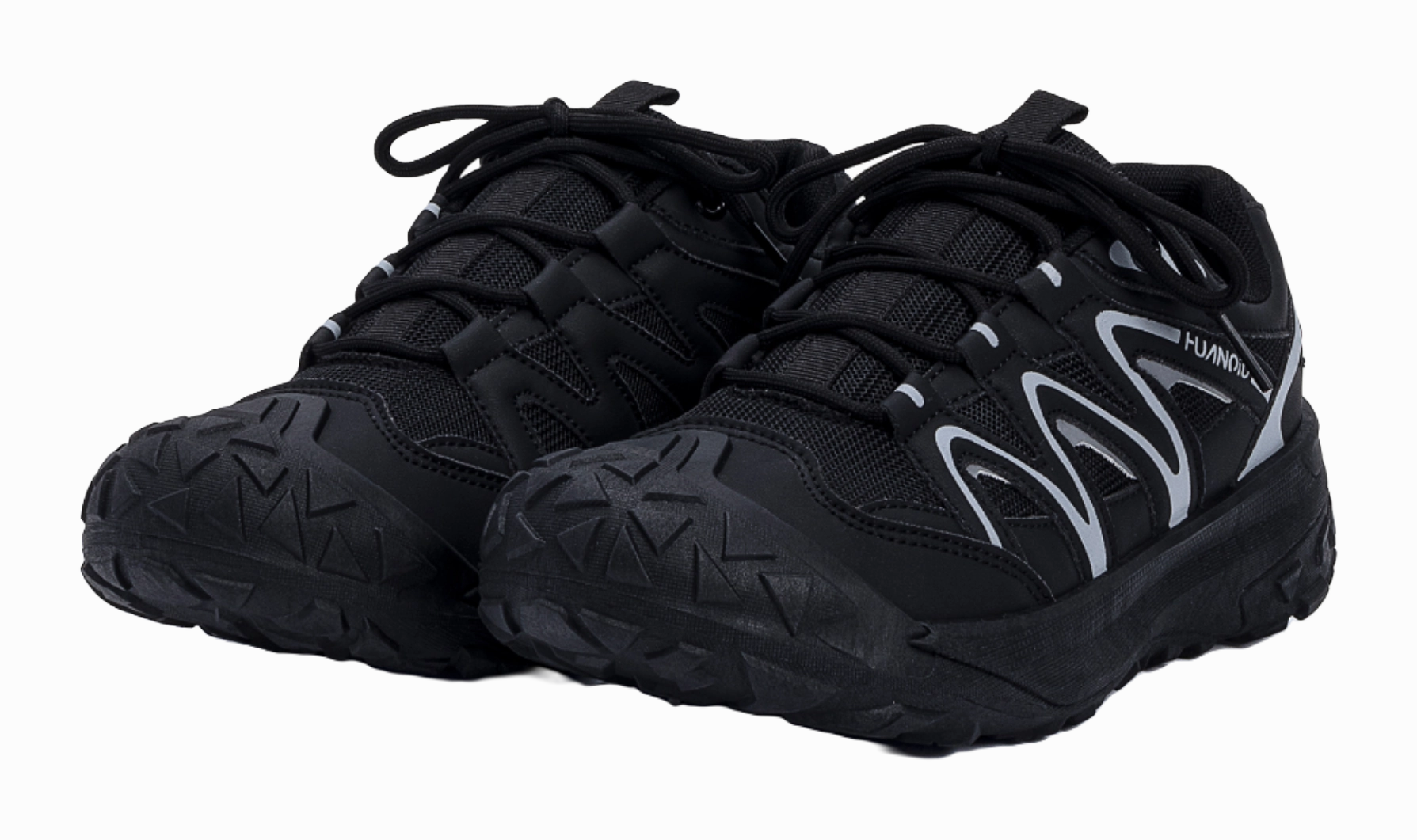 Arch Fit Casual Shoes HUANQIU Abrasion Resistant, Breathable, Lightweight Low Top Chunky Sneakers Men's