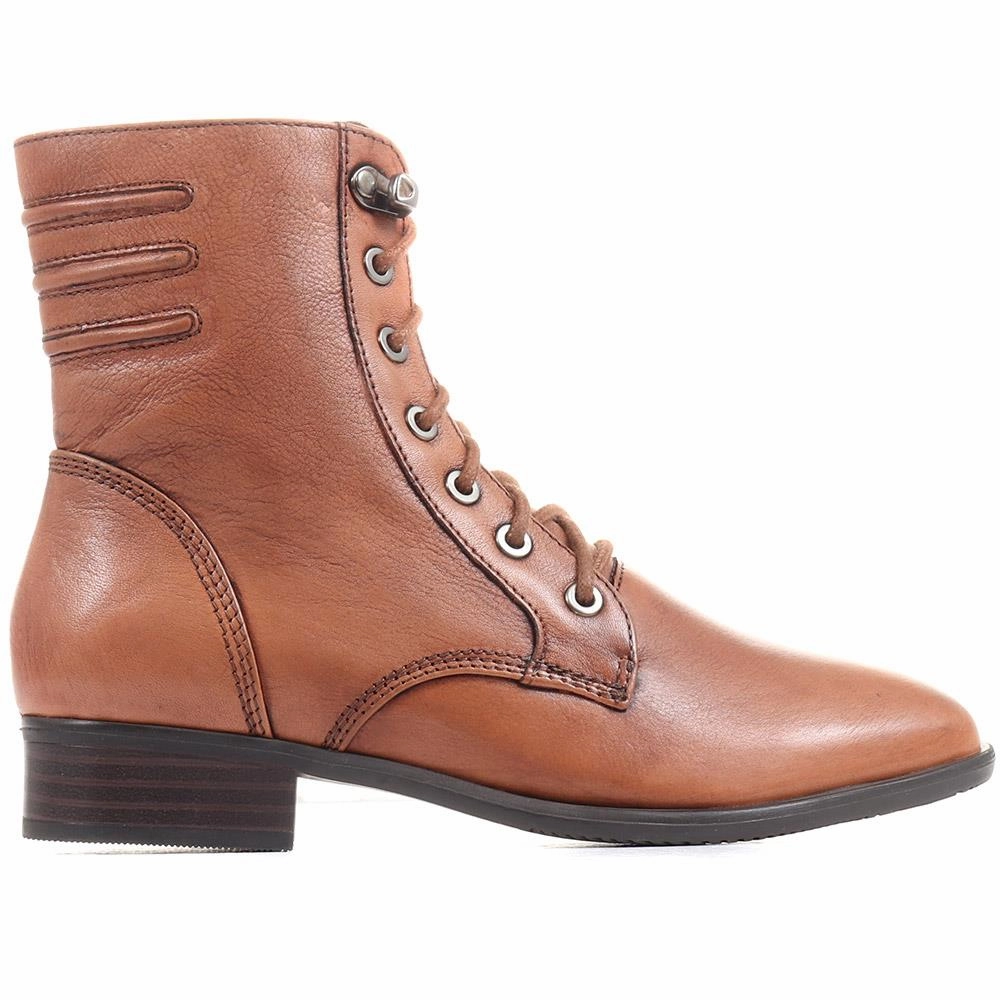 M1951 Combat Boots Sabina-03 Leather Ankle Boots - SINO36501 / 322 850 - Tobacco