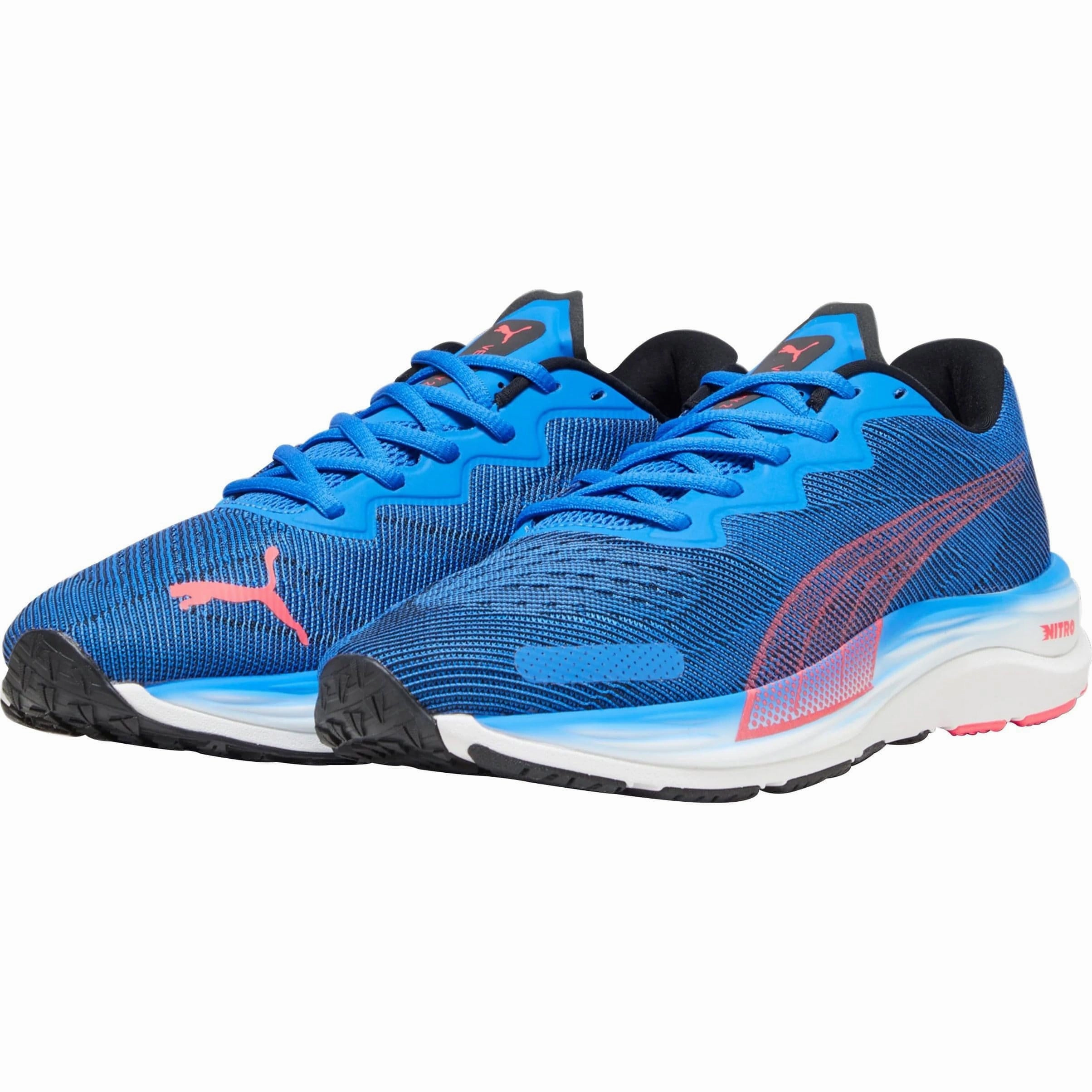 Puma Hustle V2 Running Shoes Puma Velocity Nitro 2 Mens Running Shoes - Blue