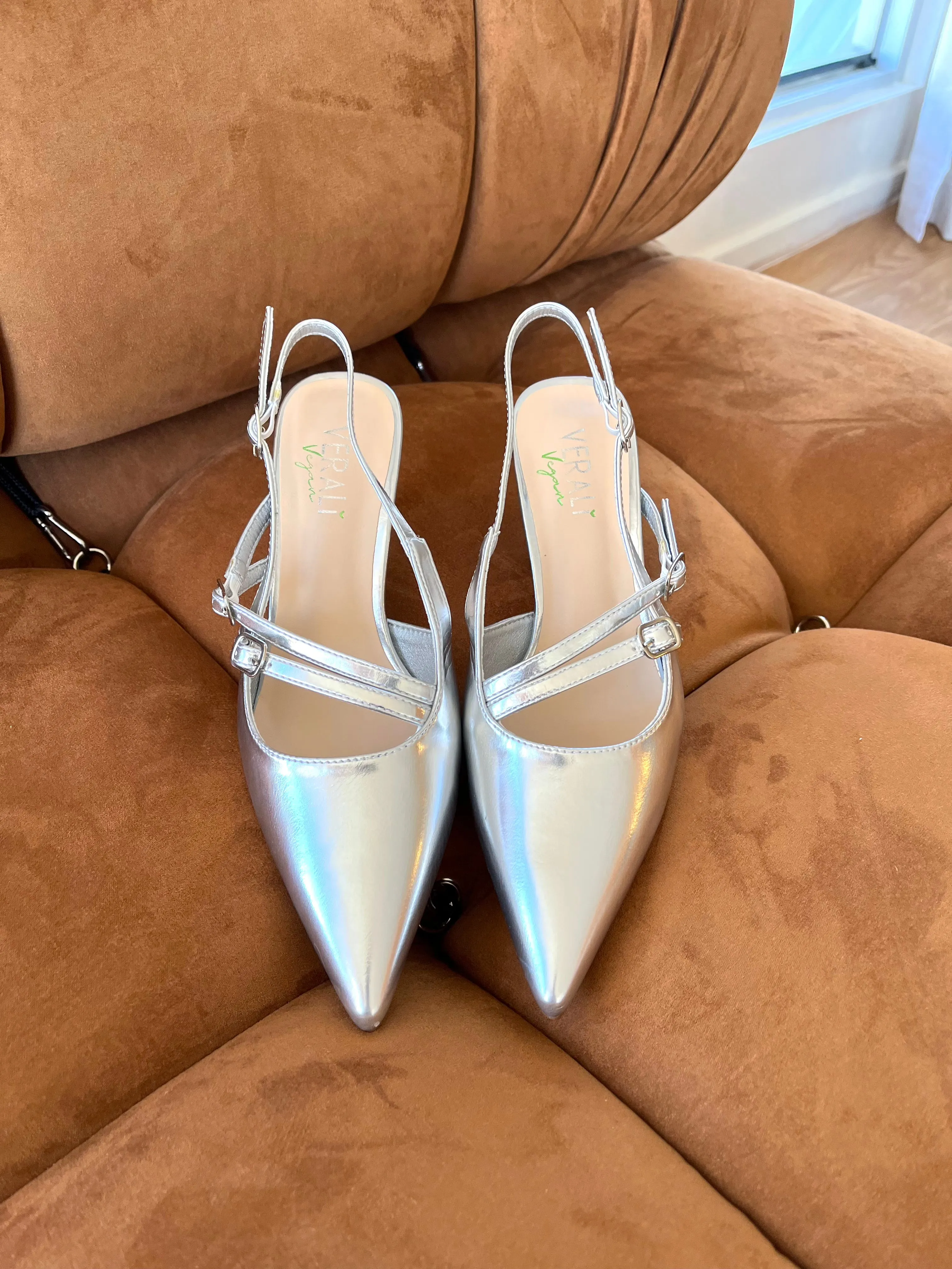 Zedd Point Toe Kitten Heels - Silver Metallic My Toes Are Numb After Wearing High Heels