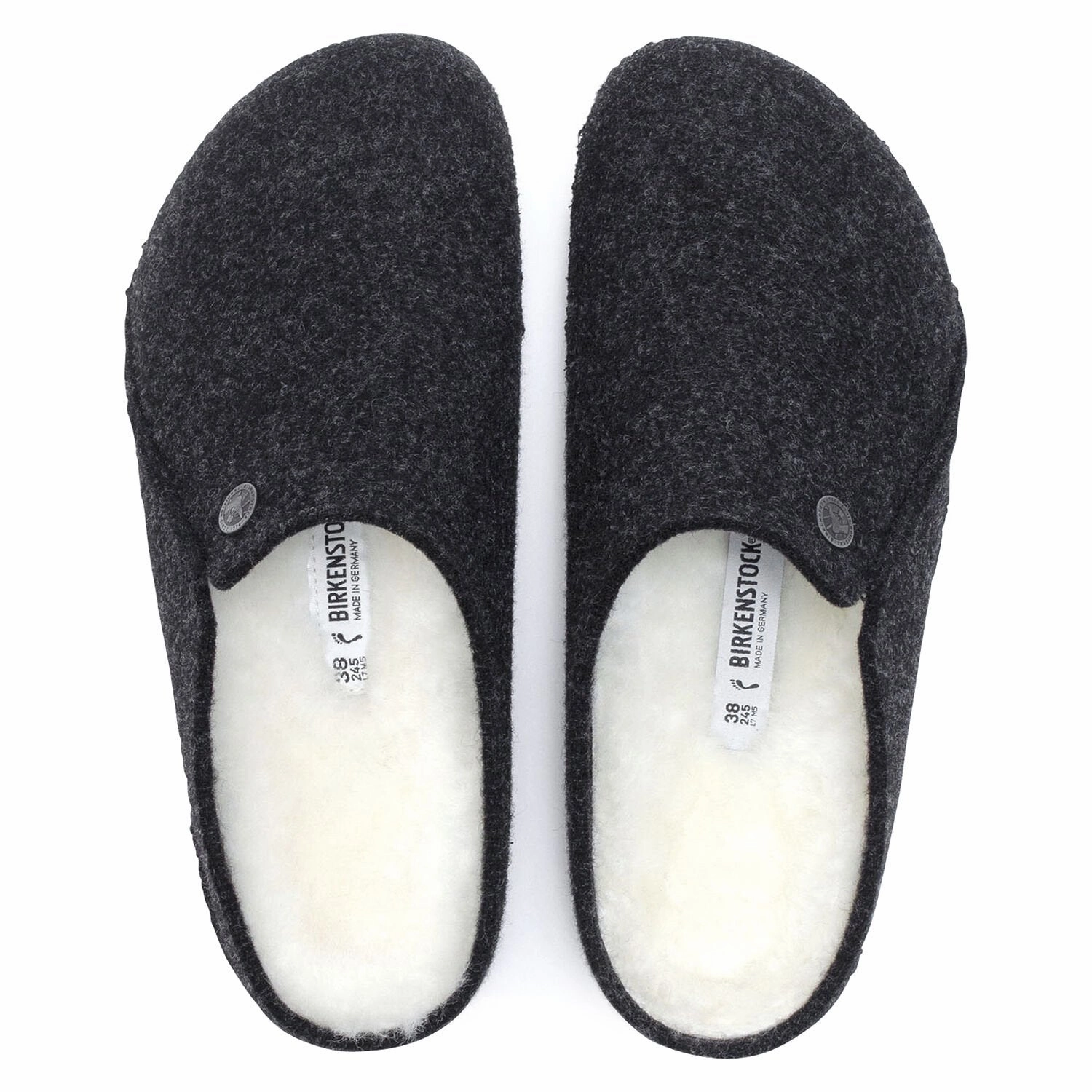Zermatt Shearling : Anthracite Arizona Boston Soft Footbed Clogs