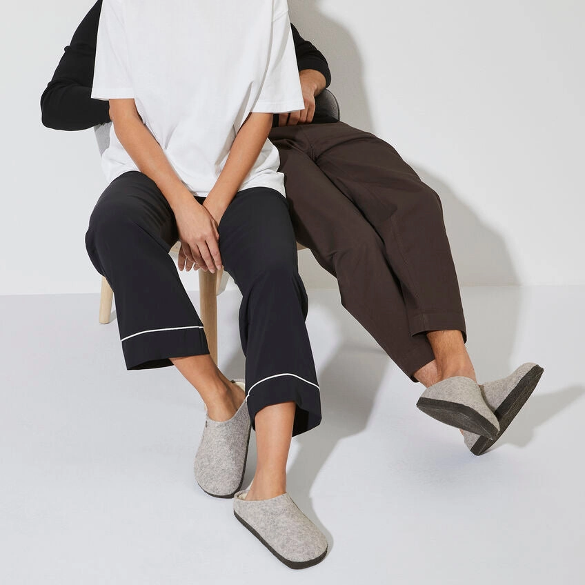 Birkenstock Clogs Journeys Zermatt Shearling : Light Gray