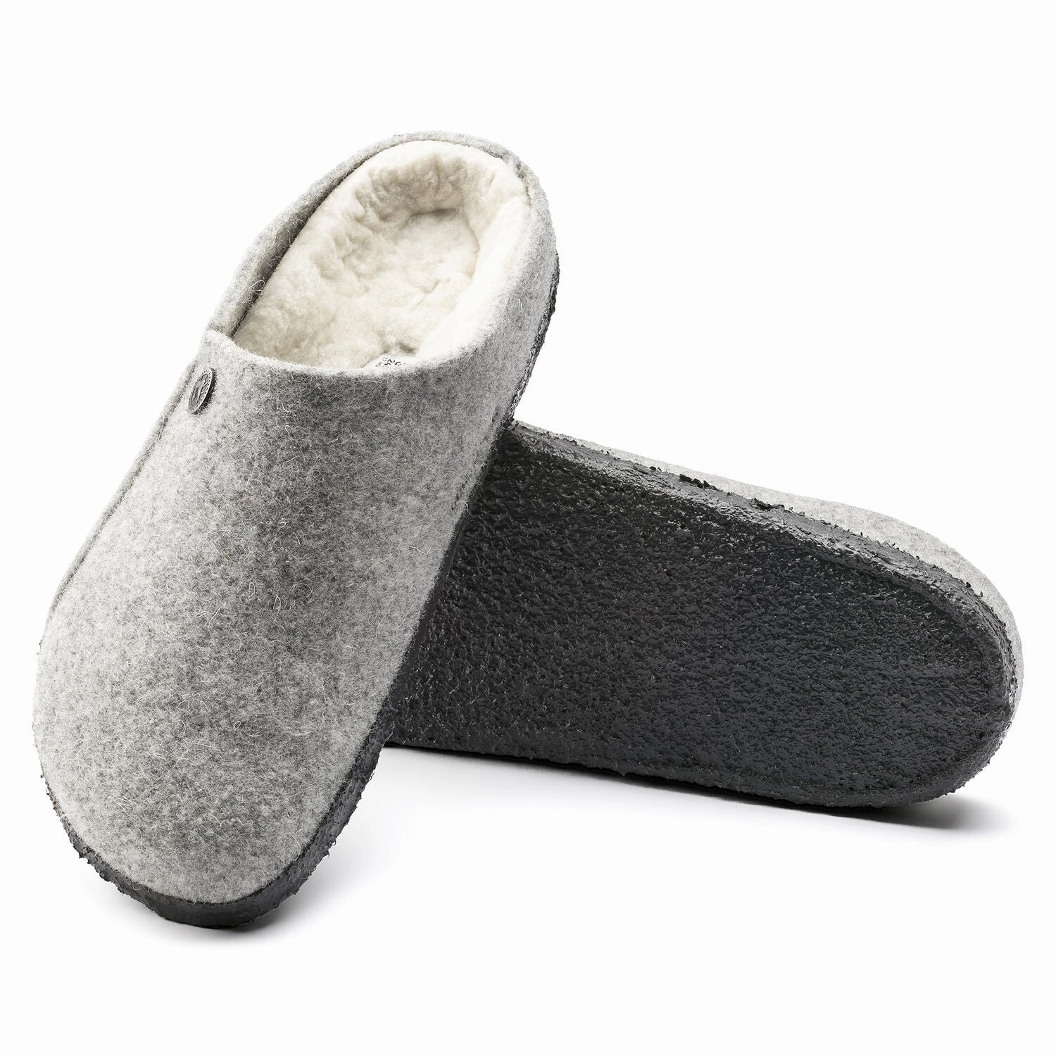 Sandals Plastic Zermatt Shearling : Light Gray
