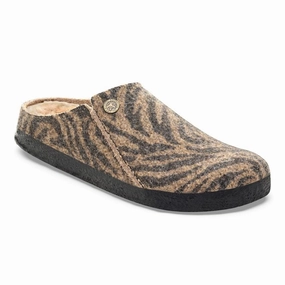 Zermatt Shearling : Zebra Toffee Clogs Dupes