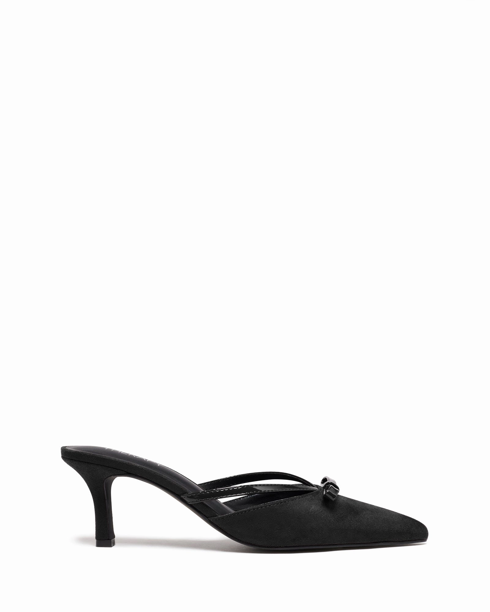 Shankless High Heels Jojo Pump Black Suede